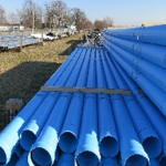 PVC Gasketed and Belled end pipe