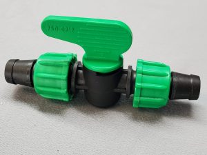 58 TAPE COUPLER With VALVE, GREEN