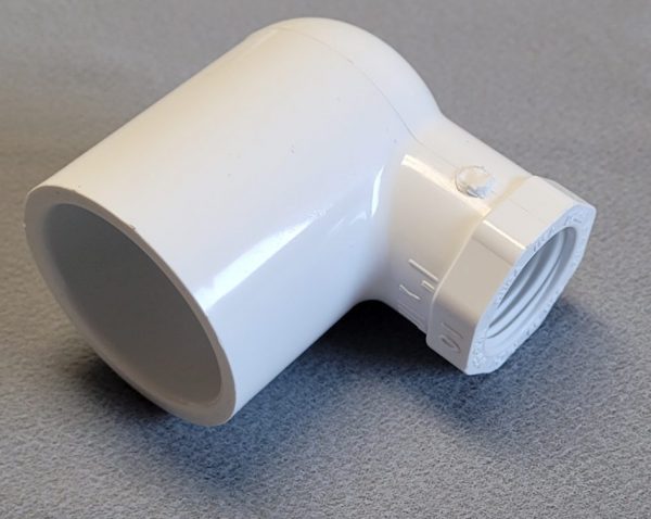 90 Elbow Slip x Female Pipe Thread PVC